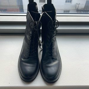SAME EDELMAN COMBAT BOOTS